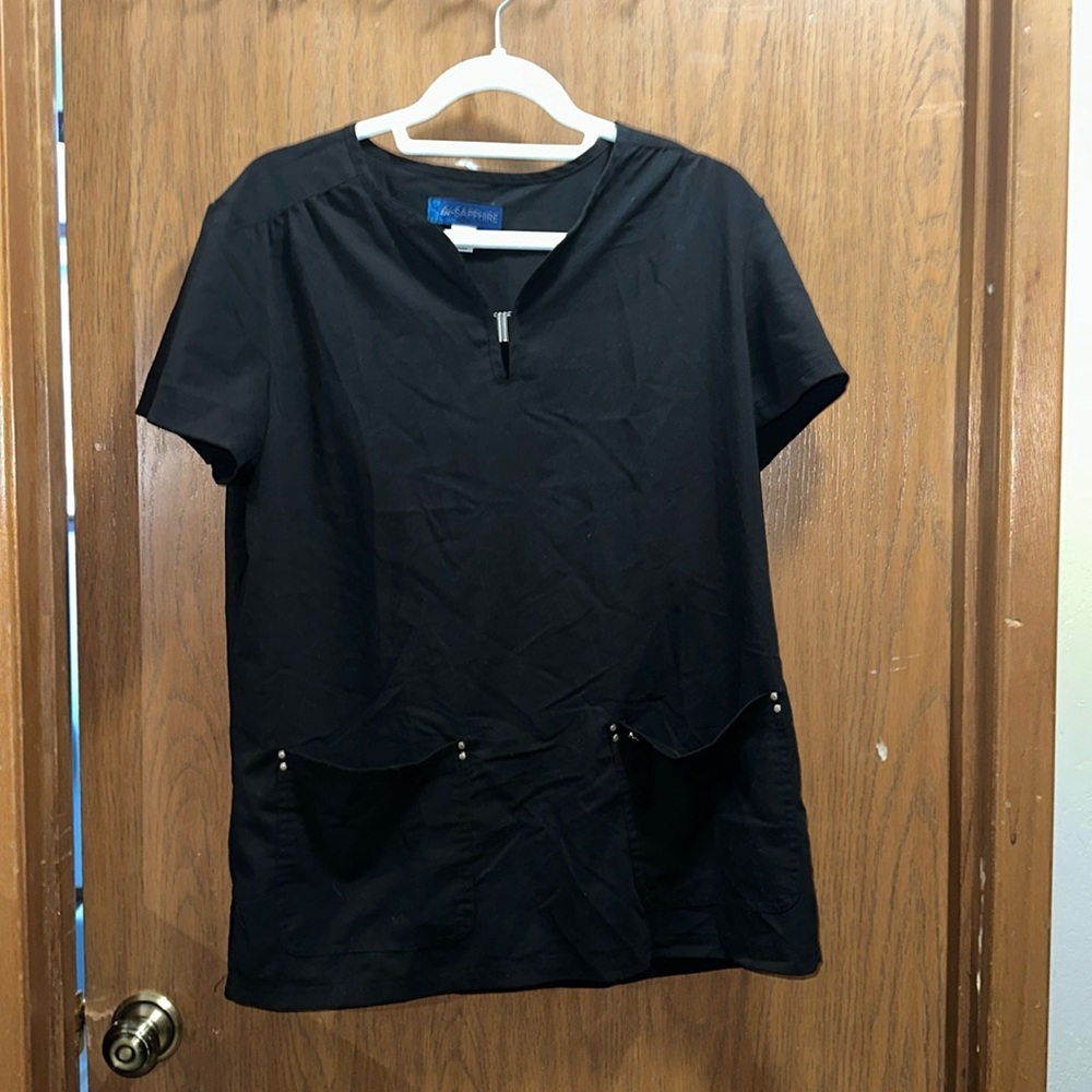 Koi sapphire scrub shirt - Large